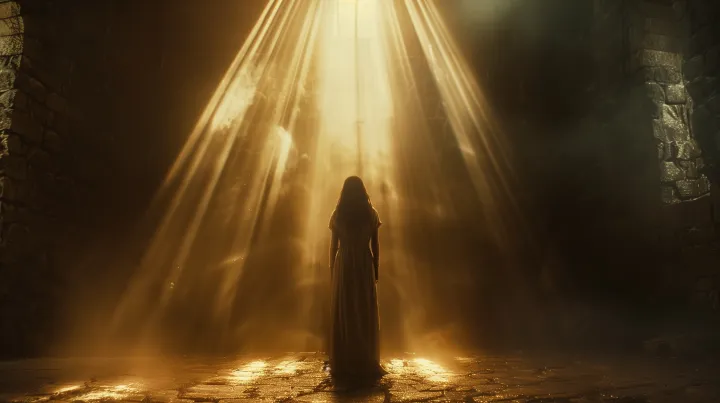 A 16:9 cinematic, hyper-realistic shot of a young 