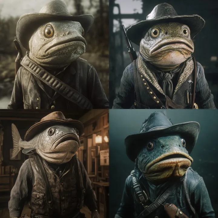 Dutch from Red Dead Redemption 2 as a anthromorphi