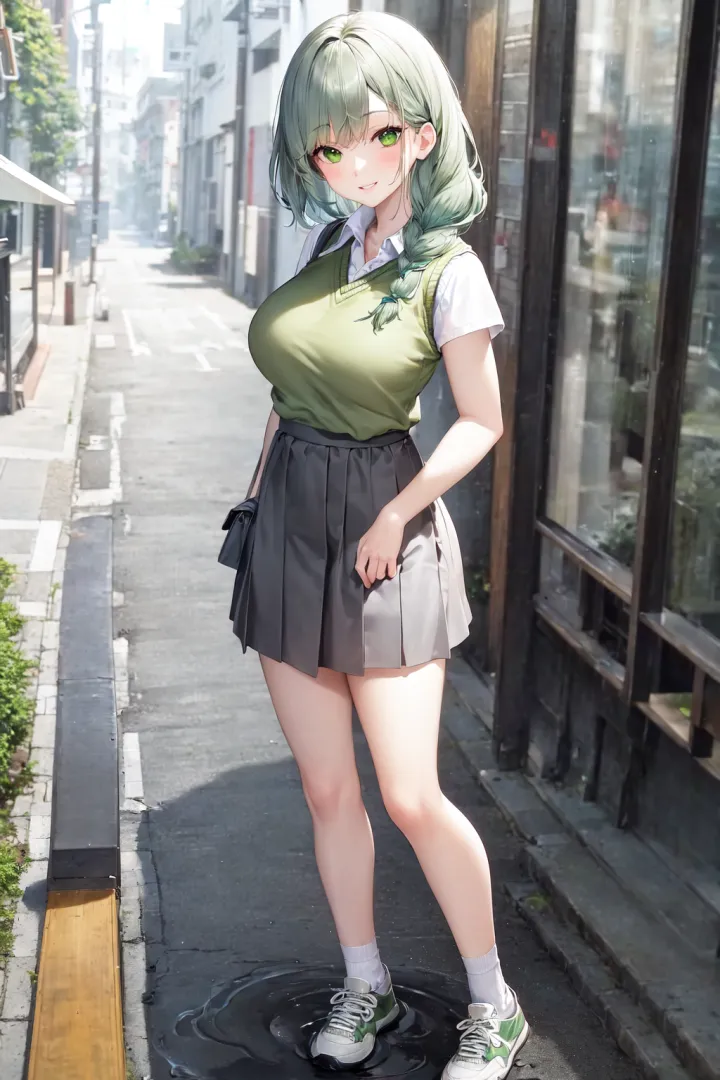 After the Rain in the Japanese Village