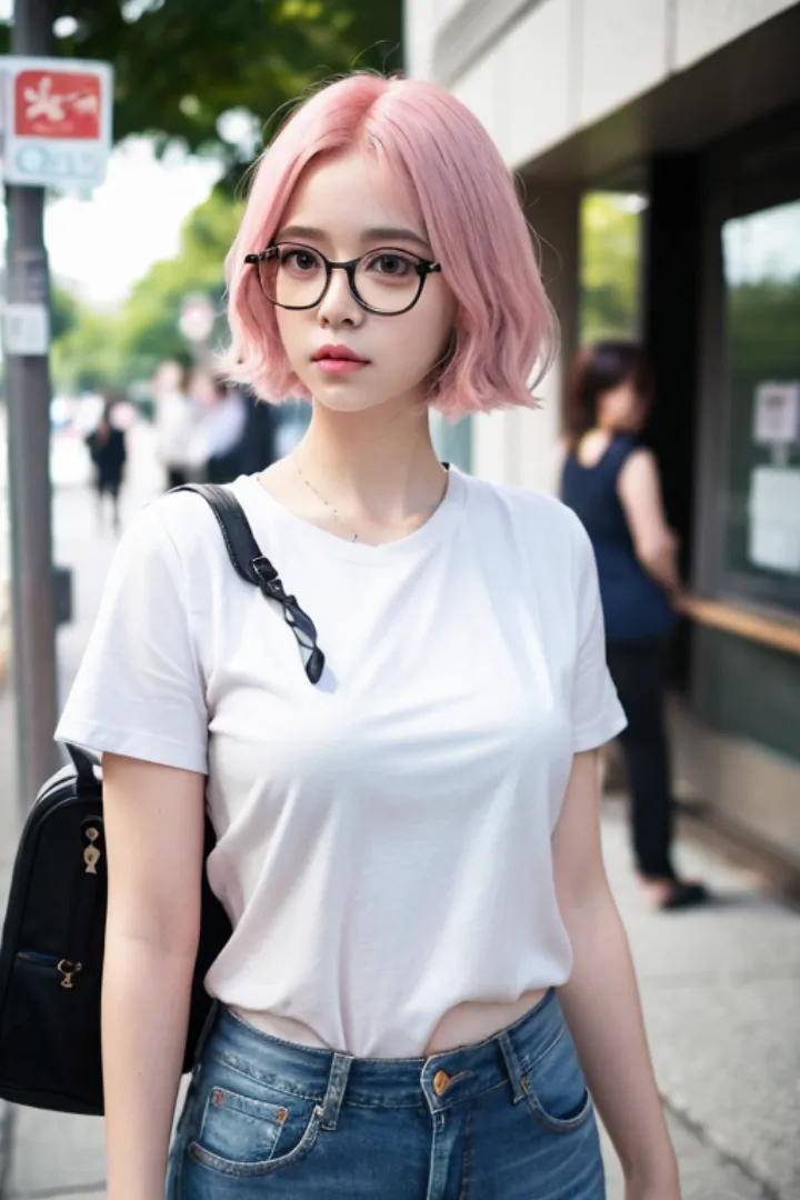 Urban Elegance: The Modern Teacher Looking Away