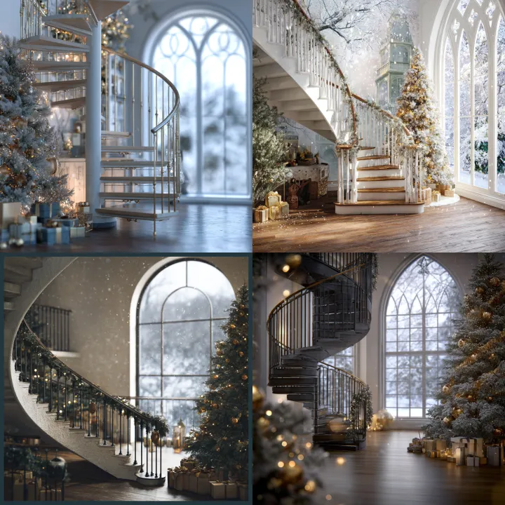 Create a Christmas image: it must be realistic and