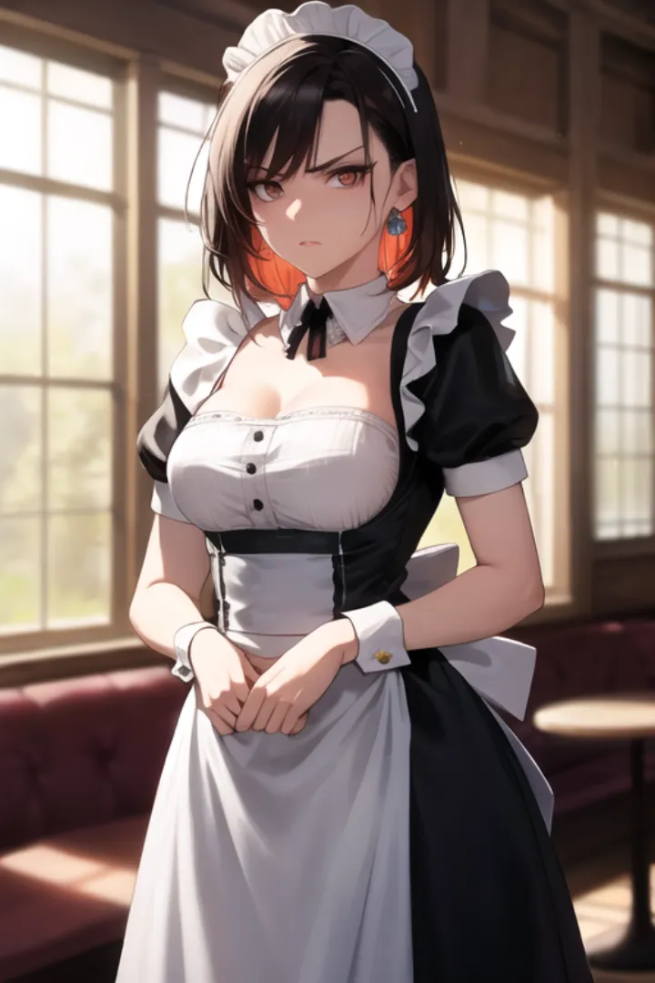 Elegant Charm: The Korean Beauty in the Cafe