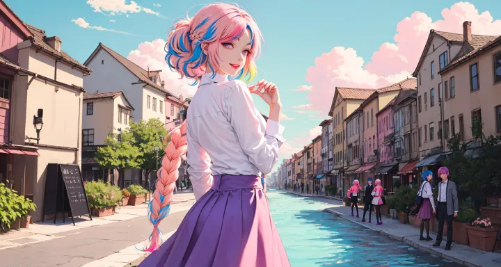 Future Vision: The Serene Schoolgirl of 2030